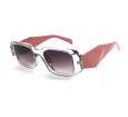 Óculos de Sol Acetato Feminino Transparente c/ Rose - 1837TRR