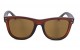 Óculos de Sol Reverso Acetato Unissex Marrom - 1838M