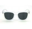 Óculos de Sol Reverso Acetato Unissex Transparente Lt Preta - 1838TRP