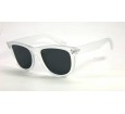 Óculos de Sol Reverso Acetato Unissex Transparente Lt Preta - 1838TRP