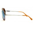 Óculos de Sol Metal Unissex Laranja - 21020RVL