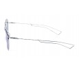 Óculos de Sol Metal Feminino Prata Lt Azul - 23081PA
