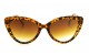 Óculos de Sol Acetato Feminino Estampado Marrom  - 251EM