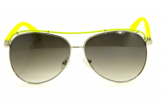 Óculos de Sol Metal Feminino Verde - 2536V