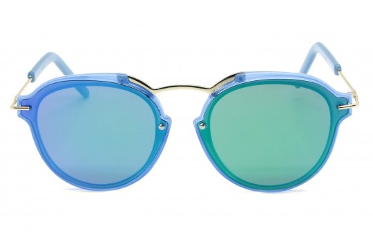 Óculos de Sol Acetato Feminino Azul - 32204A