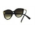 Óculos de Sol Acetato Feminino Preto c/ Dourado - 3357PD