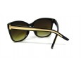 Óculos de Sol Acetato Feminino Preto Lt Marrom - 3372PM