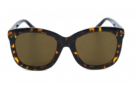 Óculos de Sol Acetato Feminino Estampado Marrom - 34194EM