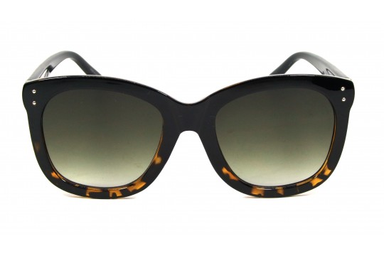 Óculos de Sol Acetato Feminino Preto c/ Estampado - 34194PE