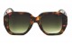 Óculos de Sol Acetato Feminino Estampado Marrom - 34255FLAPEM