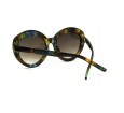 Óculos de Sol Acetato Feminino Estampado Azul - 34267EA