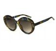 Óculos de Sol Acetato Feminino Estampado Azul - 34267EA