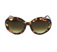 Óculos de Sol Acetato Feminino Estampado Amarelo Claro - 34267EAC