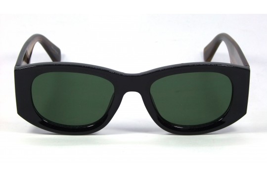 Óculos de Sol Acetato Feminino Preto Lt Verde - 34298PV