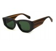 Óculos de Sol Acetato Feminino Preto Lt Verde - 34298PV