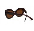 Óculos de Sol Acetato Feminino Vinho Lt Marrom - 34303FLVM