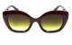 Óculos de Sol Acetato Feminino Vinho Lt Marrom Degrade - 34303FLVMD