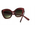 Óculos de Sol Acetato Feminino Vinho Lt Preto Degrade - 34303FLVPD