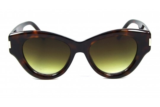 Óculos de Sol Acetato Feminino Estampado Marrom - 34310EM