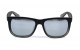 Óculos de Sol Acetato Masculino Preto Fosco Lt Prata - 4165ACPPFP