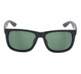 Óculos de Sol Acetato Masculino Preto Fosco Lt Verde - 4165ACPPFV