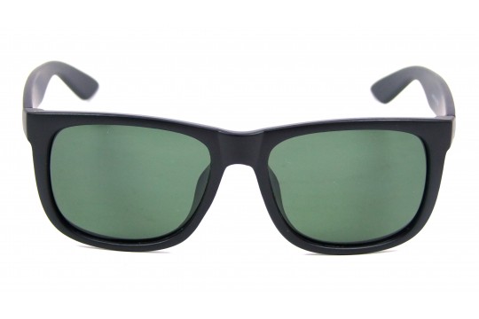 Óculos de Sol Acetato Masculino Preto Fosco Lt Verde - 4165ACPPFV