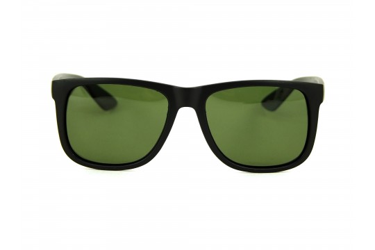 Óculos de Sol Acetato Masculino Preto Fosco Lt Verde - 4165PFV