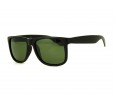 Óculos de Sol Acetato Masculino Preto Fosco Lt Verde - 4165PFV