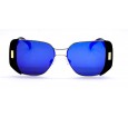 Óculos de Sol Metal Flat Lens Feminino Preto Lt. Azul - 4438FLRVPA