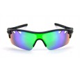 Óculos de Sol Acetato Esportivo Preto Lt Verde - 5063PV