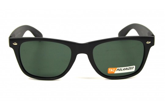 Óculos de Sol Acetato Unissex Preto Fosco Lt Verde - 5401ASMBLKPFV