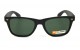 Óculos de Sol Acetato Unissex Preto Fosco Lt Verde - 5401ASMBLKPFV