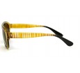 Óculos de Sol Acetato Masculino Preto c/ Amarelo - 540631PA
