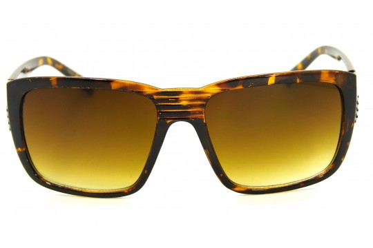 Óculos de Sol Acetato Unissex Estampado Marrom - 540681EM