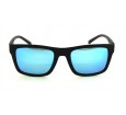 Óculos de Sol Acetato Masculino Preto Fosco Lt Azul - 541104WDRVPFA