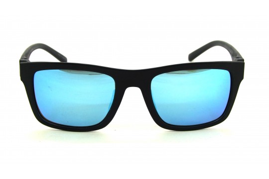 Óculos de Sol Acetato Masculino Preto Fosco Lt Azul - 541104WDRVPFA