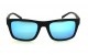 Óculos de Sol Acetato Masculino Preto Fosco Lt Azul - 541104WDRVPFA
