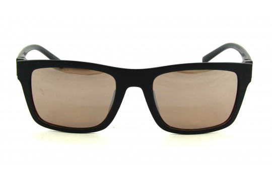 Óculos de Sol Acetato Masculino Preto Fosco Lt Prata - 541104WDRVPFP