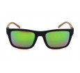 Óculos de Sol Acetato Masculino Preto Fosco Lt Verde - 541104WDRVPFV