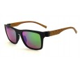 Óculos de Sol Acetato Masculino Preto Fosco Lt Verde - 541104WDRVPFV