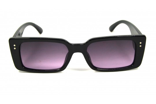 Óculos de Sol Acetato Feminino Preto Lt Lilás - 541116PL