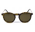 Óculos de Sol Acetato Unissex Estampado Amarelo - 541118EA