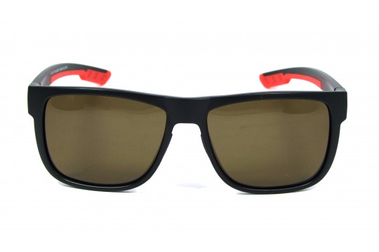 Óculos de Sol Acetato Masculino Preto Fosco Lt Marrom - 541120PFM