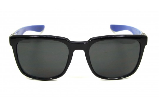 Óculos de Sol Acetato Masculino Preto c/ Azul - 541139PA