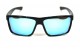 Óculos de Sol Acetato Masculino Preto Lt Azul - 541145PRVPA