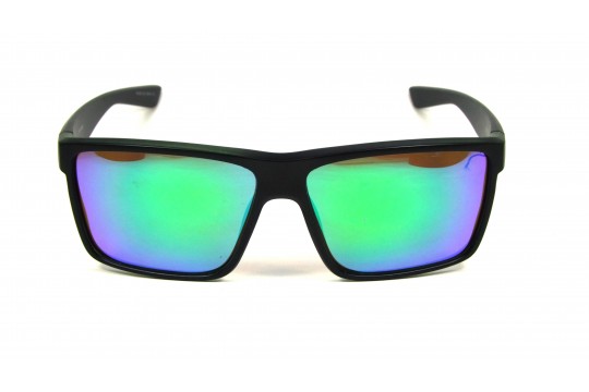 Óculos de Sol Acetato Masculino Preto Fosco Lt Verde - 541145PRVPFV