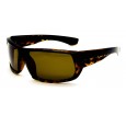 Óculos de Sol Acetato Masculino Esportivo Polarizado Estampado Marrom - 55669EM