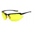 Óculos de Sol Drive Night Acetato Esportivo Preto Fosco - 570053PF