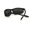 Óculos de Sol Acetato Esportivo Preto Fosco c/ Cinza - 570127PFC