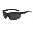 Óculos de Sol Acetato Esportivo Preto Fosco c/ Cinza - 570127PFC